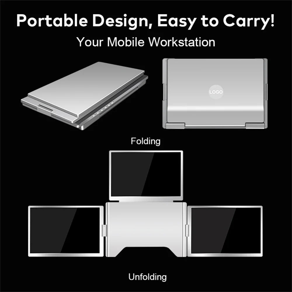 Monitor Portátil Pantalla Cuádruple 💻✨