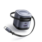 Cargador Retráctil ⚡️🔌  45W – Potencia Compacta para Todos tus Dispositivos 🌍📱