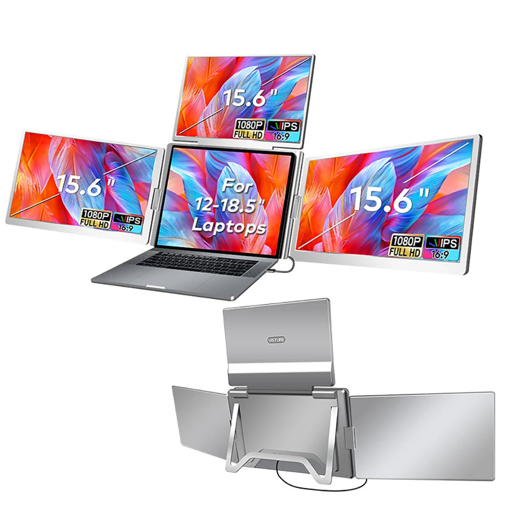 Monitor Portátil Pantalla Cuádruple 💻✨