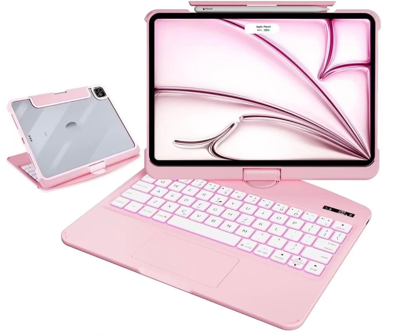 ✨ Magic Keyboard 360° Rotativo para iPad