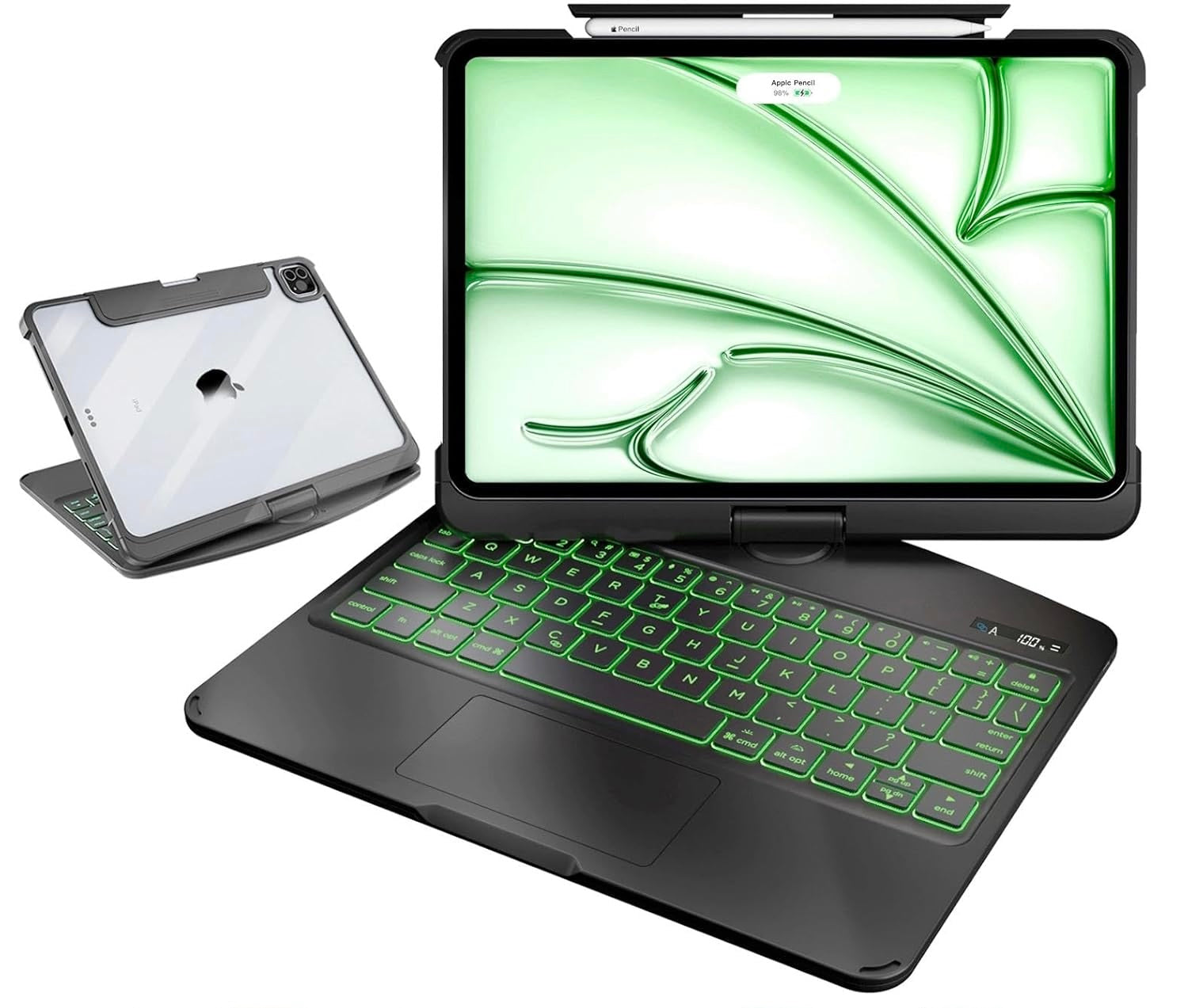 ✨ Magic Keyboard 360° Rotativo para iPad