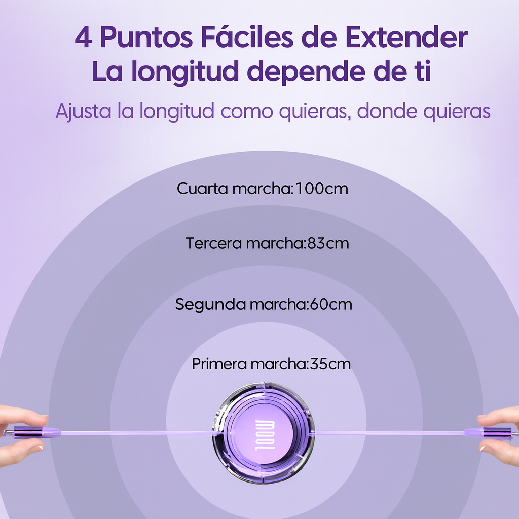 Cable Retráctil Type-C a Type-C 100W – Carga Rápida, Estilo y Comodidad 💜💙🧡