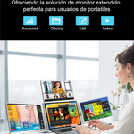 Monitor Portátil Pantalla Cuádruple 💻✨