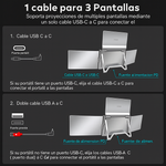 Monitor Portátil Pantalla Cuádruple 💻✨