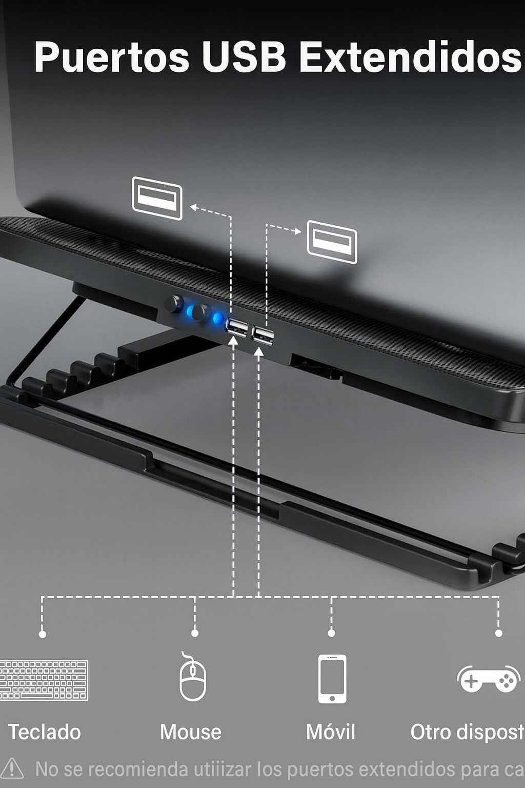 Base Enfriadora Ergonomica para Laptop 💨💻