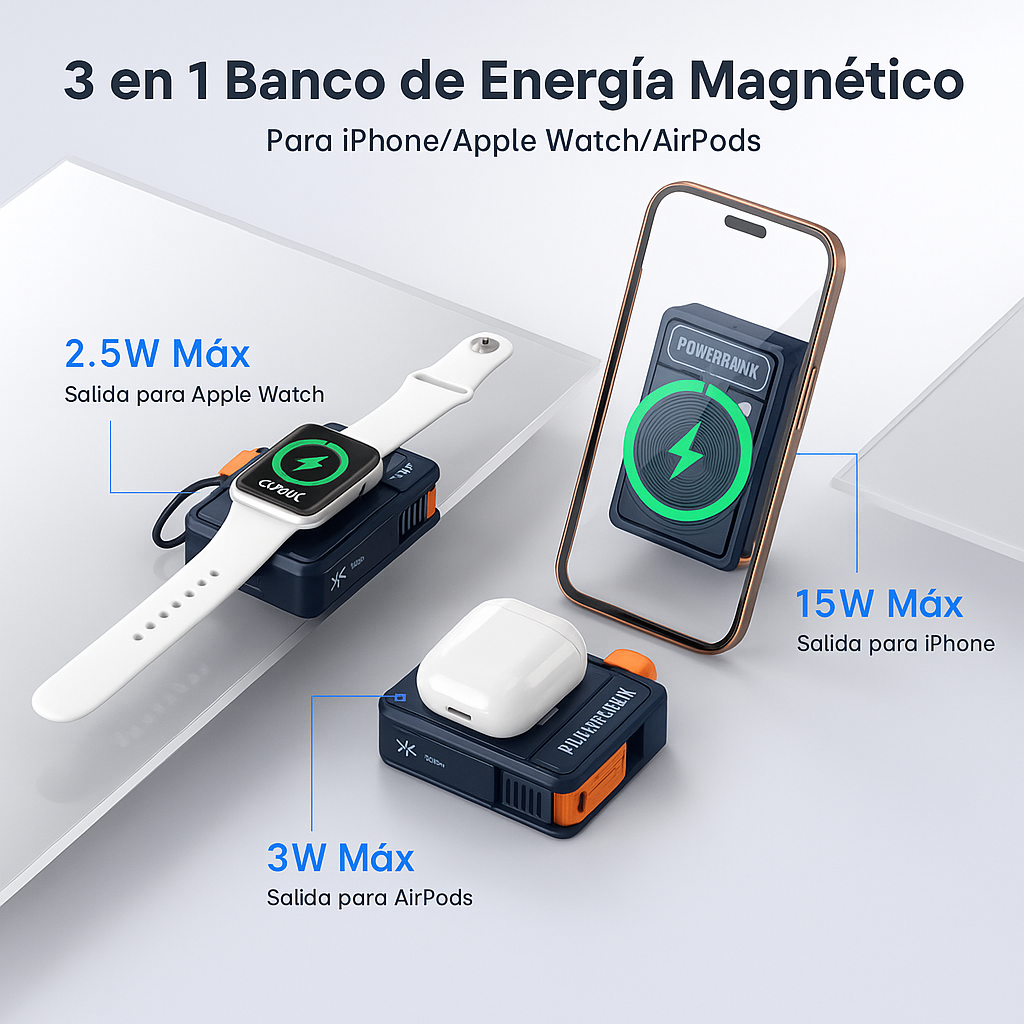 ⚡️ Power Bank Magnético⚡️