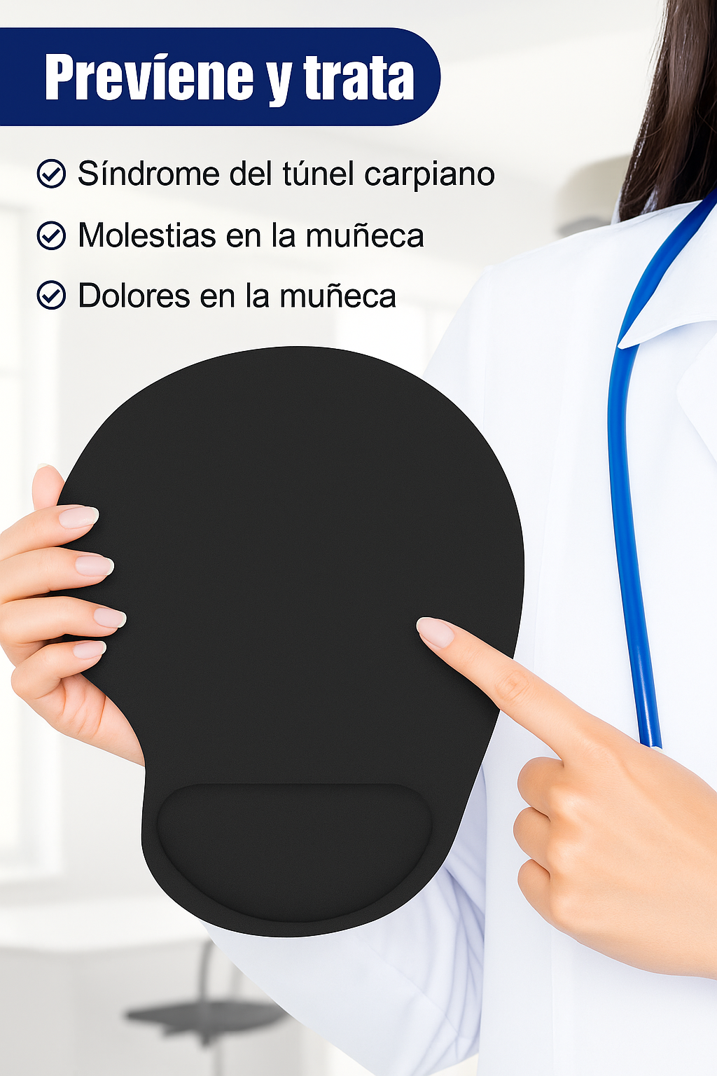 Alfombrilla Ergonómica con Soporte de Gel 🖱️💖