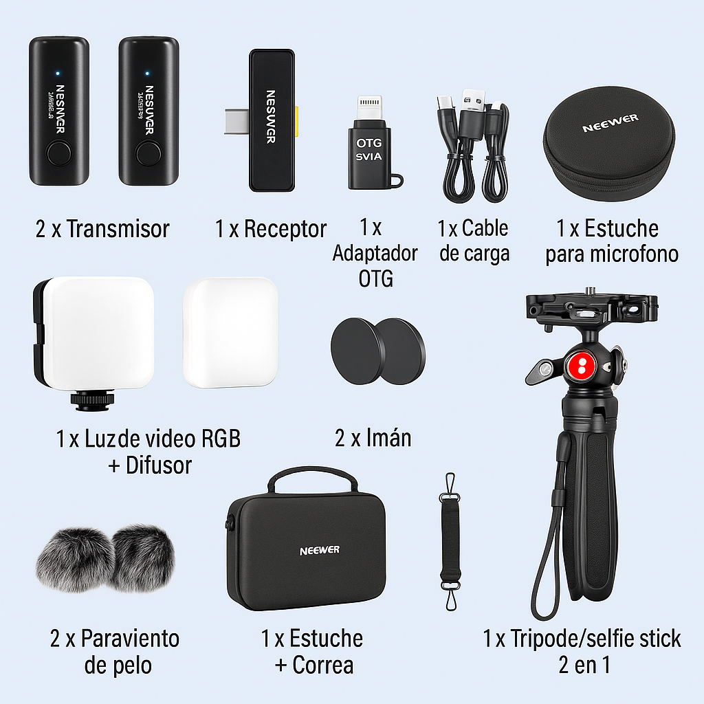 Kit de Vlogging NEEWER 🎥✨