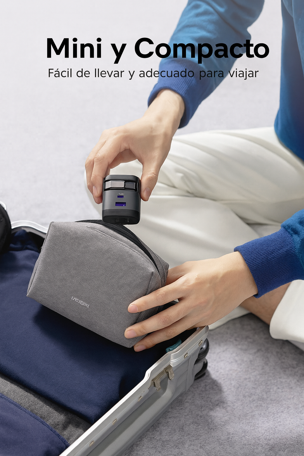 Cargador Retráctil ⚡️🔌  45W – Potencia Compacta para Todos tus Dispositivos 🌍📱