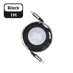 Cable Retráctil Type-C a Type-C 100W – Carga Rápida, Estilo y Comodidad 💜💙🧡