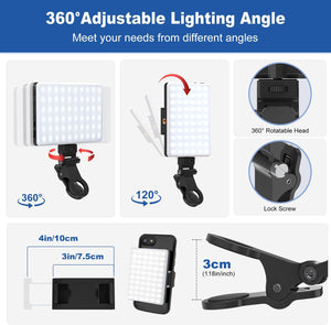 💡 Luz LED Portátil con Clip