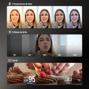 💡 Luz Magnética para Selfies